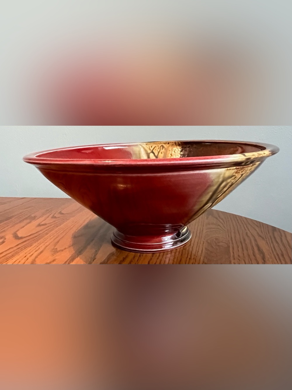 Vintage Art Pottery Bowl - signed
